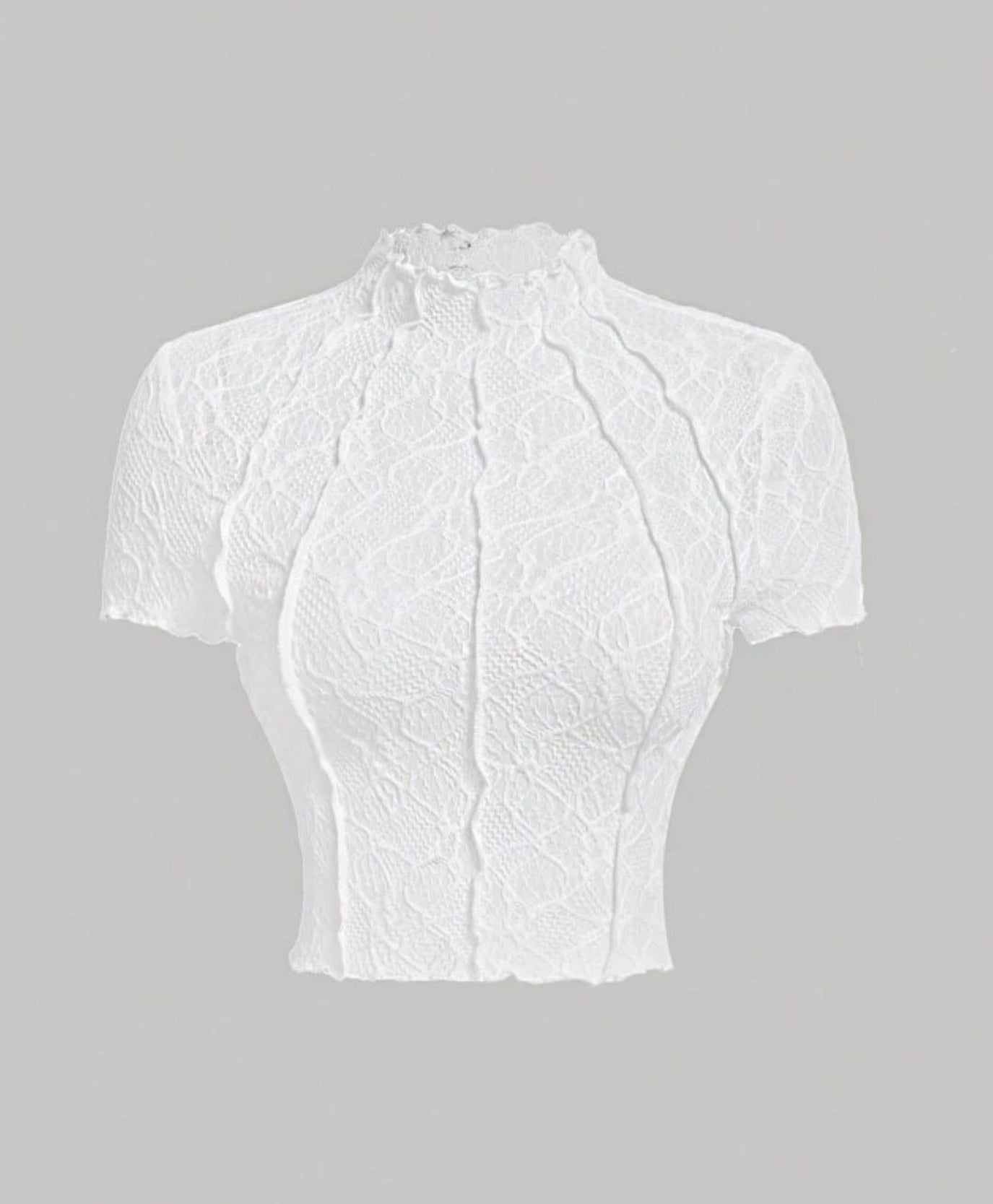 lee lace round neck top