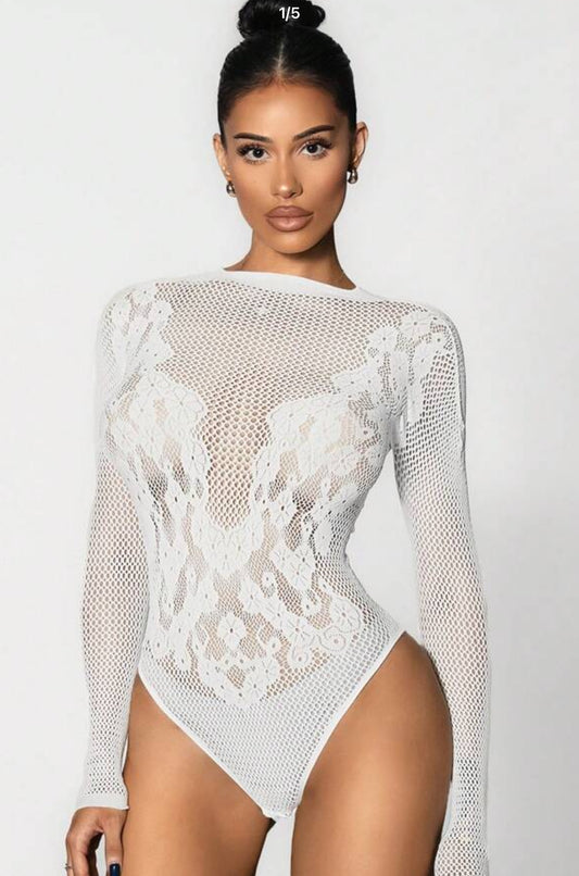 Tia mesh bodysuit top